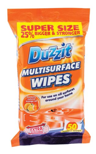 Duzzit blautþurrkur á alla fleti heimilissins 50 pk