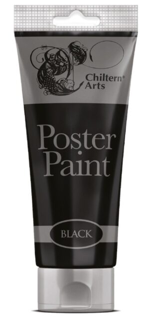 Chiltern Arts poster málning - Svört 120 ml