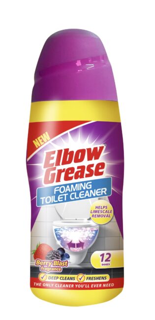 Elbow grease freyðandi klósett hreinsir með ilm af Berry Blast 500gr